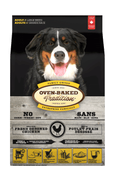 Large breed adult dog food with chicken by Oven-Baked Tradition