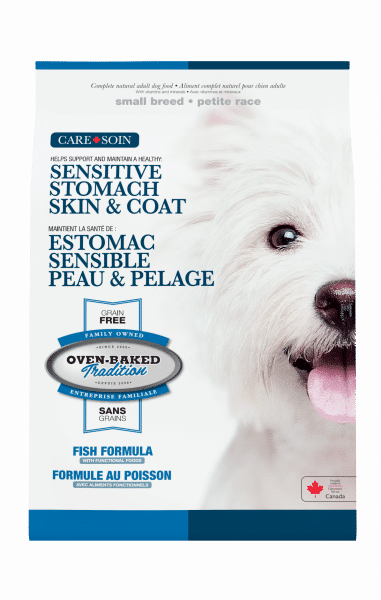 Nourriture pour chien petite race estomac sensible au poisson hypoallergénique