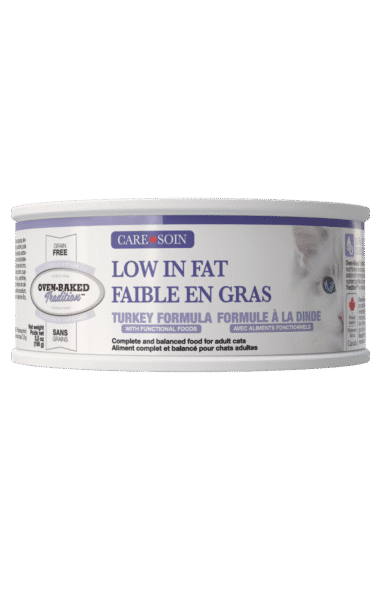 Pâté sans grains faible en gras pour chat adulte à la dinde Oven-Baked Tradition