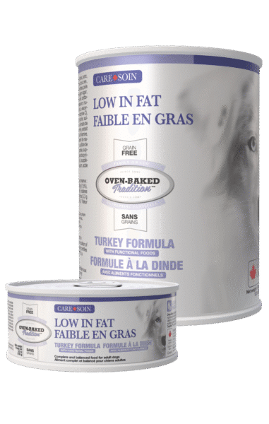 Pâté sans grains faible en gras pour chien adulte à la dinde Oven-Baked Tradition